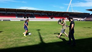 Tournage foot rugby photographe réalisateur toulouse stade toulousain